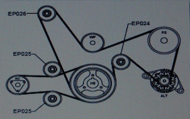 LS1 belt routing diagram